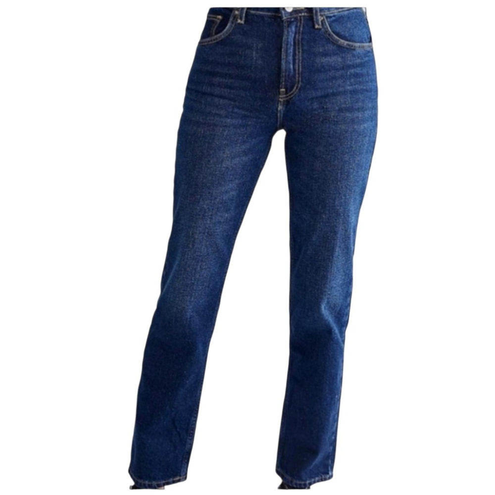 We The Free Pacifica High Rise Straight Leg Blue Jeans Women's Size 25 Inseam 29